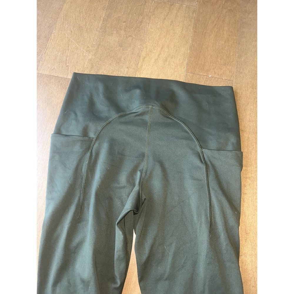 All In Motion Women's High-Waist Leggings Pockets Green Size XXL Gummy Logo - Picture 6 of 6